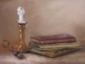 Livres et chandelier, 2012 - Archives