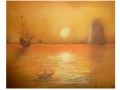 Soleil couchant, d'après Le Lorrain, 2013 - Paysages