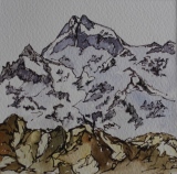 Le Gélas enneigé - Paysages