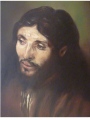 Christ, d'après Rembrandt - Copie d'après les Maîtres anciens