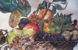 Panier de fruits, d'après Le Caravage, 2013 - Copie d'après les Maîtres anciens
