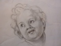 Figure d'enfant d'après Pontormo, 2014 - Dessins
