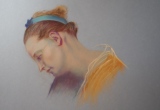 Portrait de femme, d'après Maurice-Quentin de La Tour - Portraits