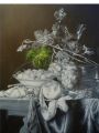 Travail en cours de réalisation, d'après une nature-morte de Van Heem - Pas à pas