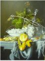 Travail en cours de réalisation, d'après une nature-morte de Van Heem - Pas à pas