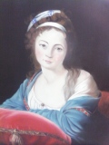 La Comtesse Skavroska, d'après Louise Elisabeth Vigée Lebrun - Pas à pas